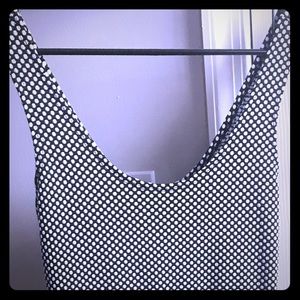 Black and white Mini Dress